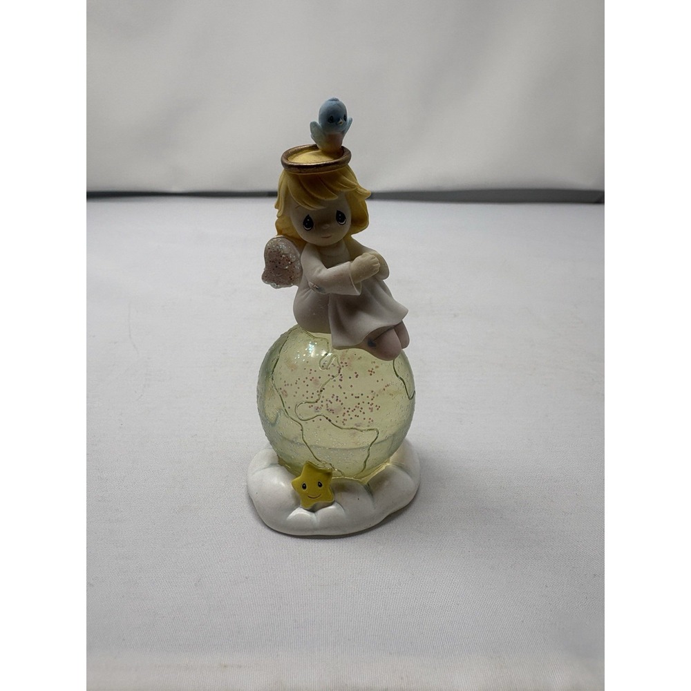 Precious Moments Avon "Just Sitting On Top Of The World" 04' Mini Trinket